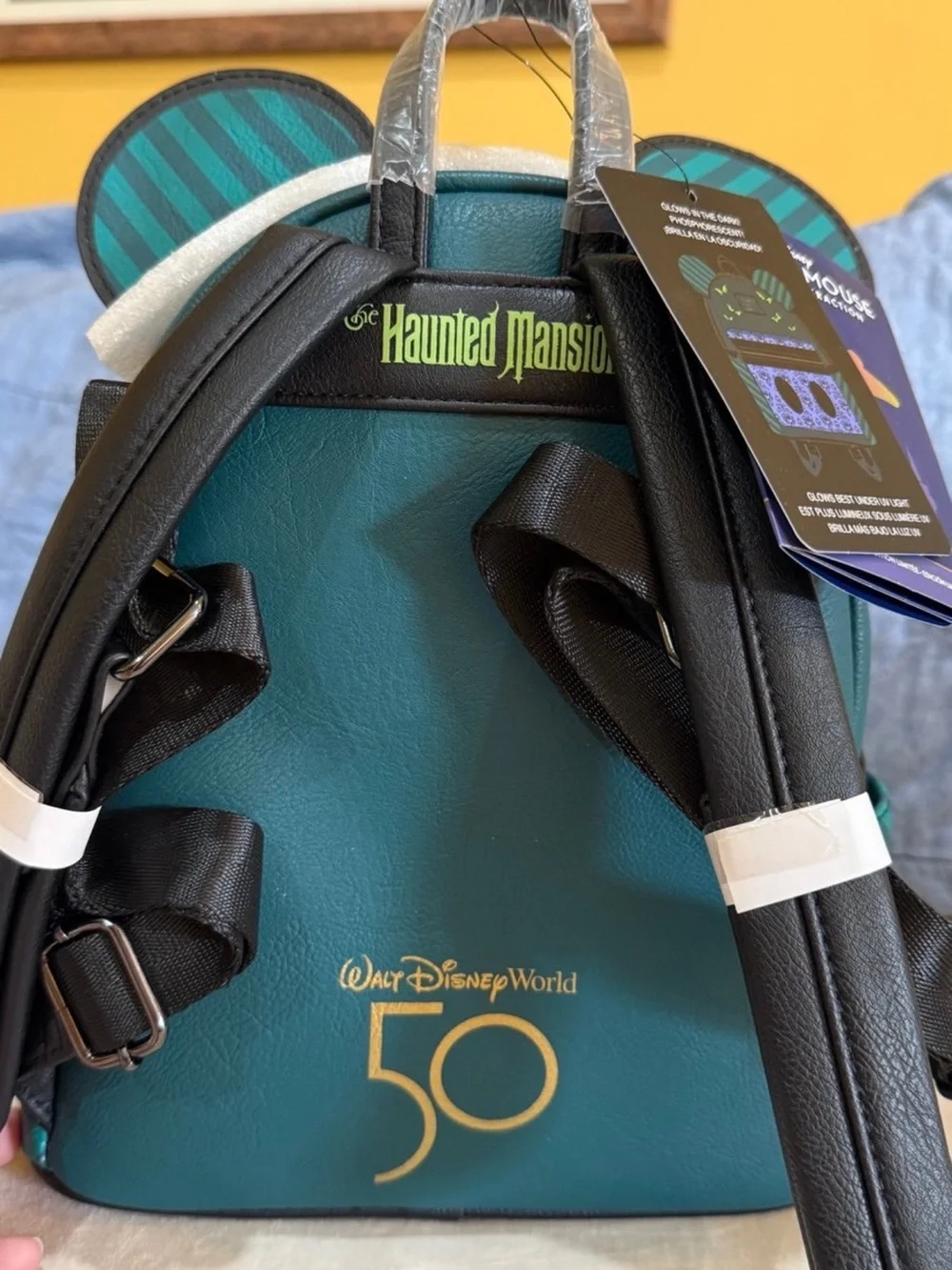 Mickey’s Main Attraction Haunted Mansion Loungefly Backpack